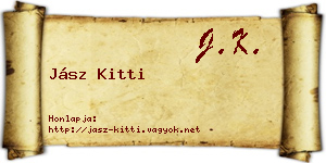 Jász Kitti névjegykártya